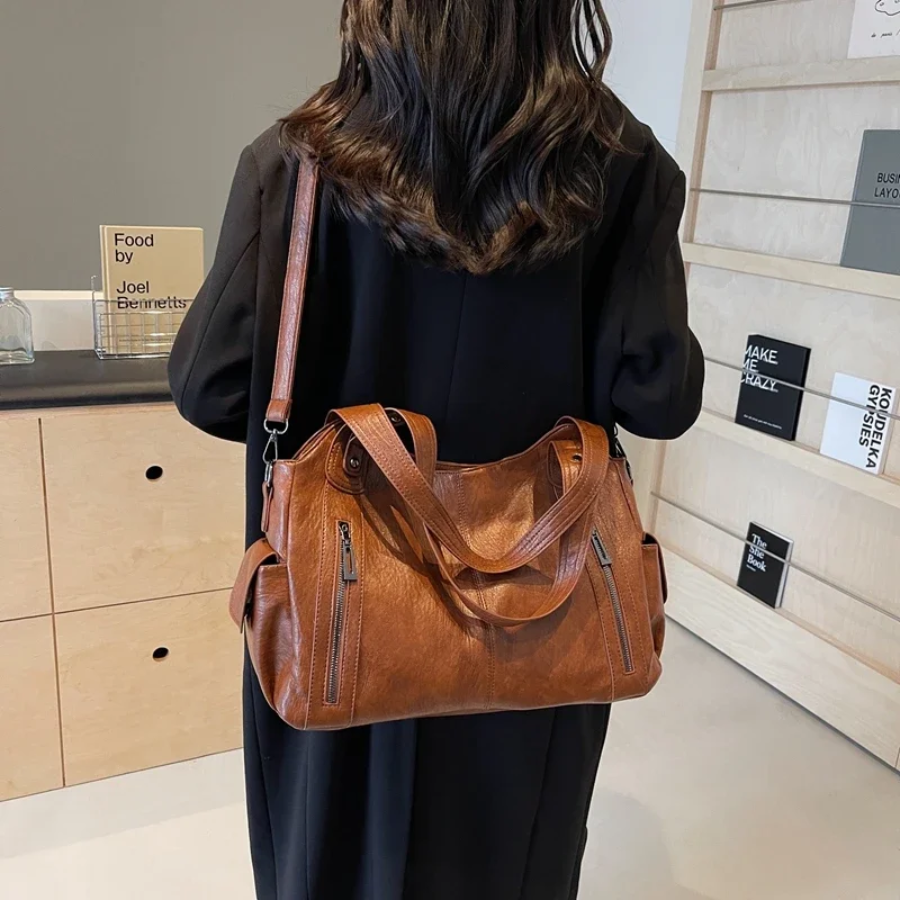 Retro Chic Shoulder Bag