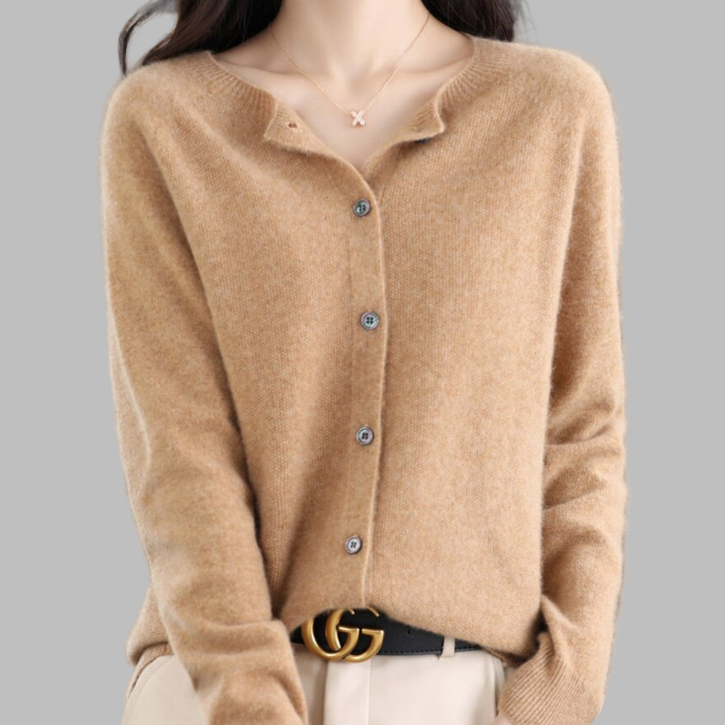 Women's O-neck Cardigan