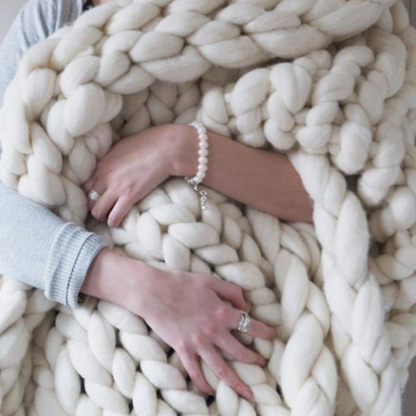 Winterdecke zum Selberstricken