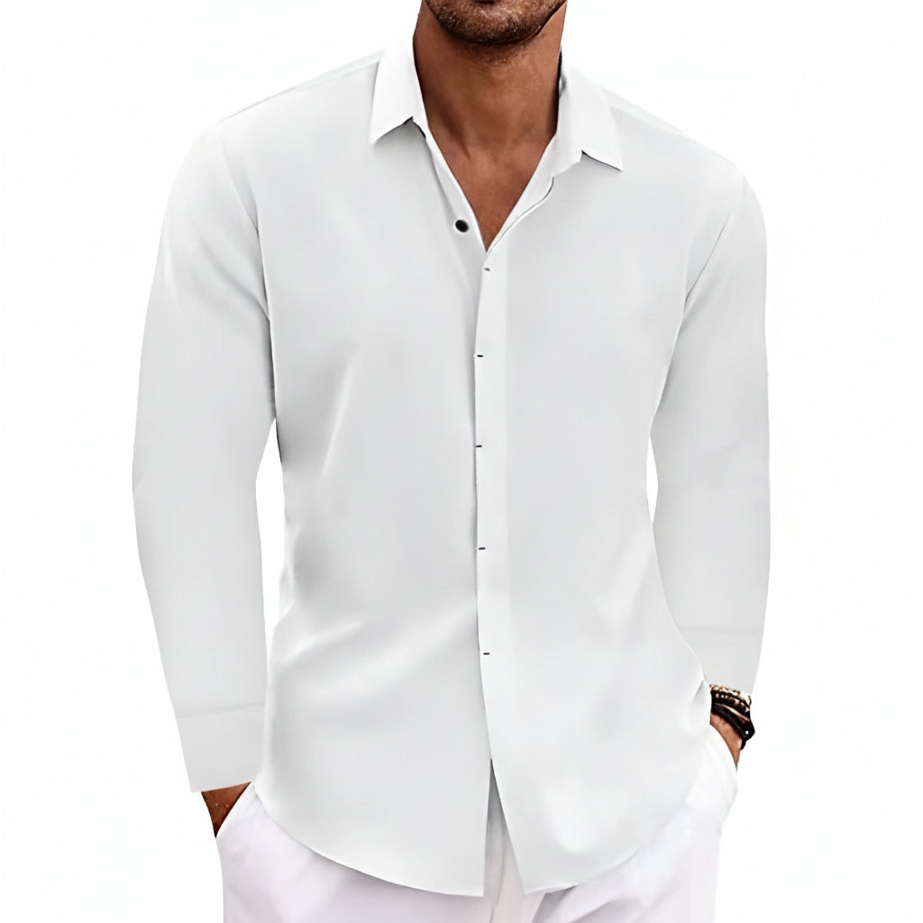 Men's Long Sleeve T-Shirt Plain
