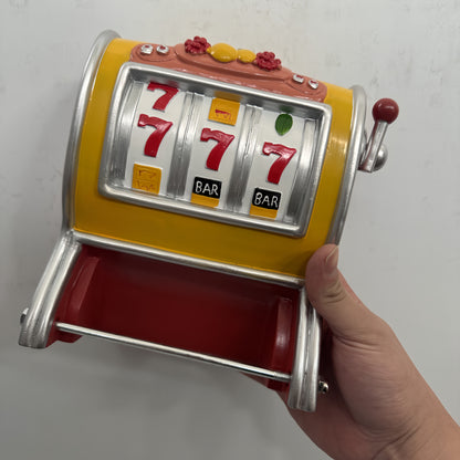 Portarrollos de papel higiénico Jackpot – Diseño de máquina tragamonedas y montaje en pared