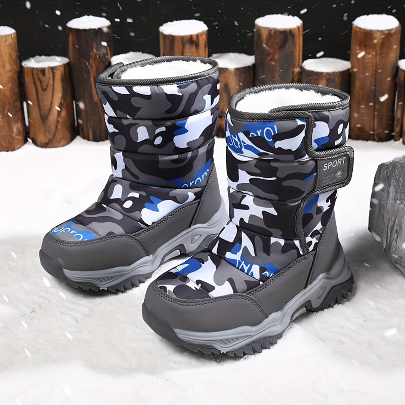 Warm cosy ankle boots for boys & girls - Kyan