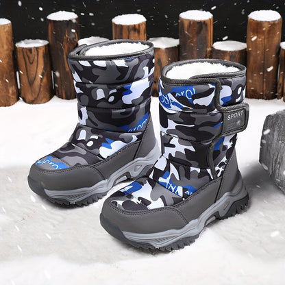 Warm cosy ankle boots for boys & girls - Kyan