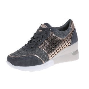 Sneakers da donna con zeppa rialzata e plateau - Esmer