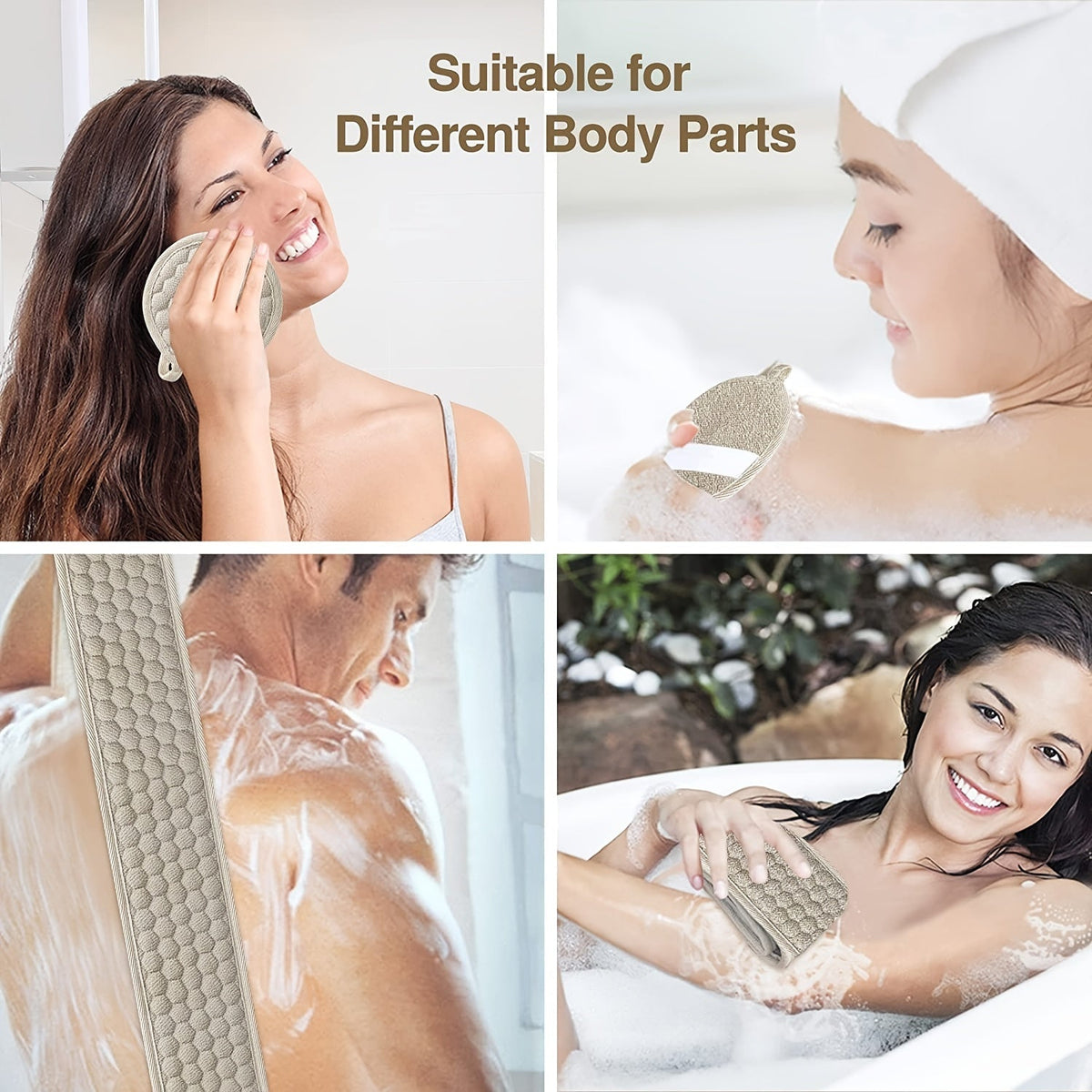 Brosse dorsale confortable pour un nettoyage en profondeur – pratique et revigorante