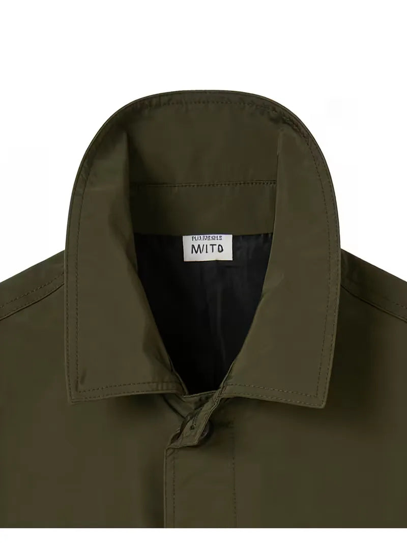 Trench-coat slim avec détail de poche