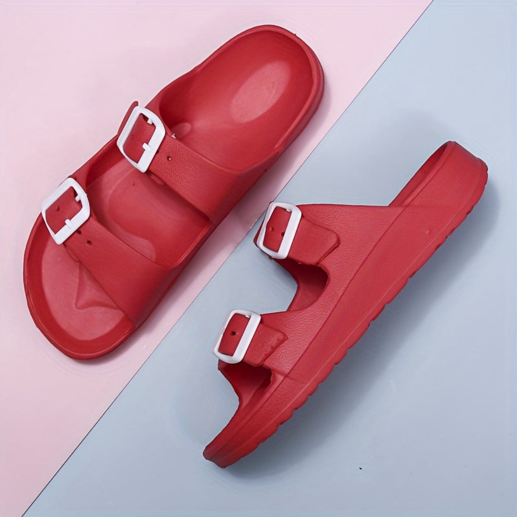 Men's Sandal with Double Buckle