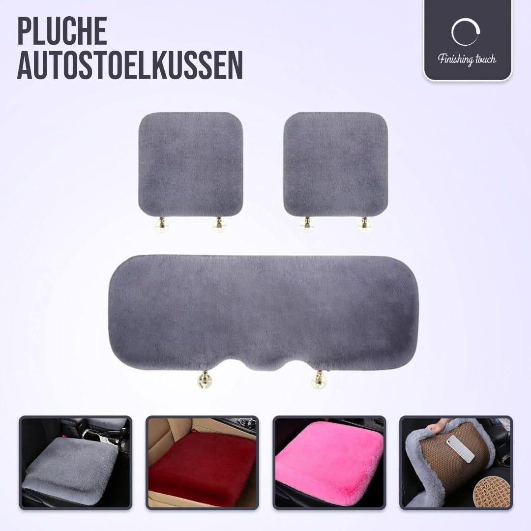 Plush Car Seat Cushion
