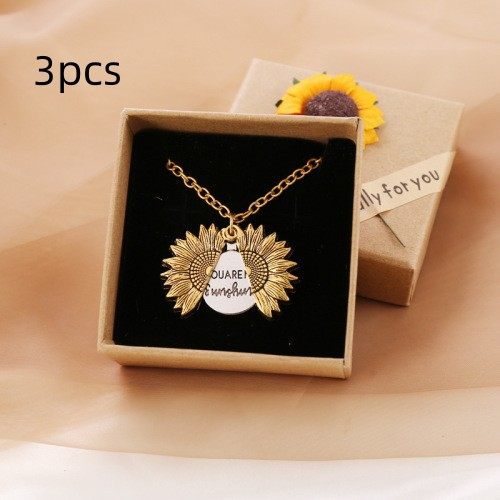 Sunflower Necklace - Elegant and Stylish