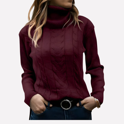 Women’s Turtleneck Pullover – Relaxed Everyday Style