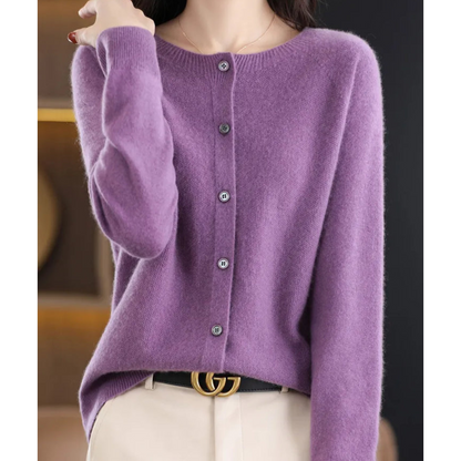 Merino Wool Cashmere Jumper - Marbel