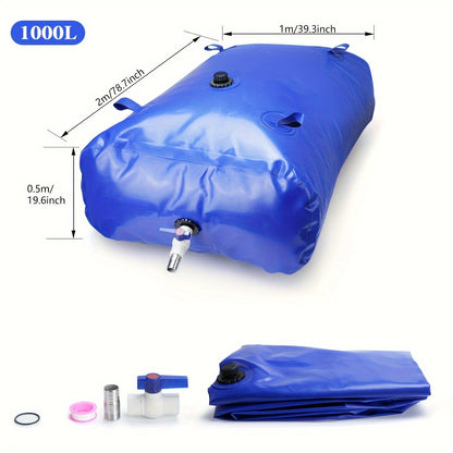 Bolsa de almacenamiento de agua MegaStore - Resistente y plegable para el jardín y situaciones de emergencia
