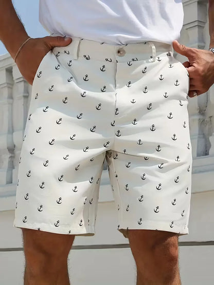 Shorts avec motif d'ancre