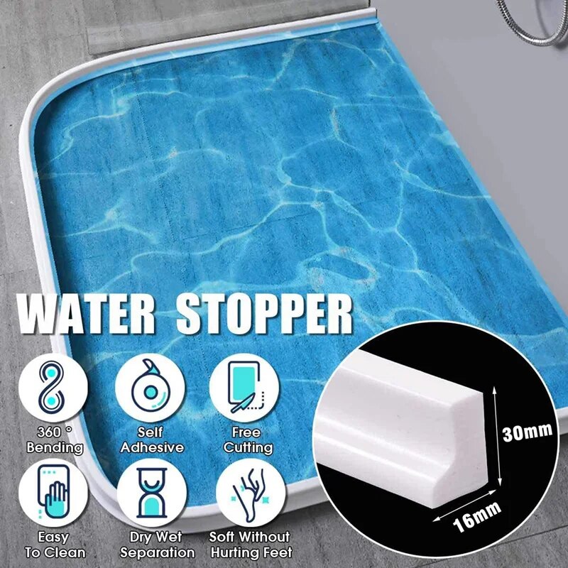 Slimme waterstopper - Voor droge badkamervloeren
