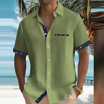 Summer Shirt with Short Sleeves for Men