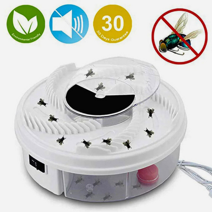 Atrapa moscas eléctrico, silencioso y respetuoso con el medio ambiente