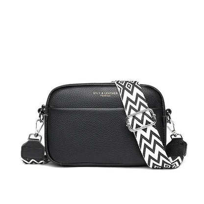 Bolso de cuero elegante: bolso de hombro para mujer