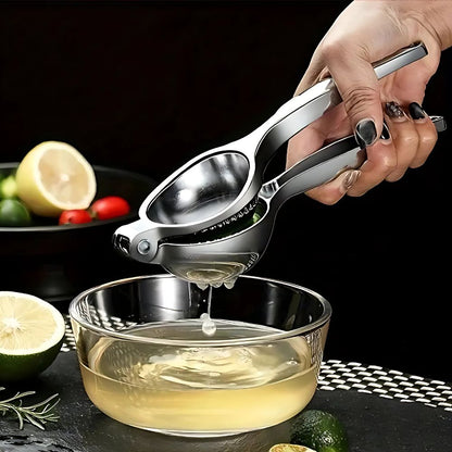 Stainless Steel Citrus Press with Ergonomic Handle