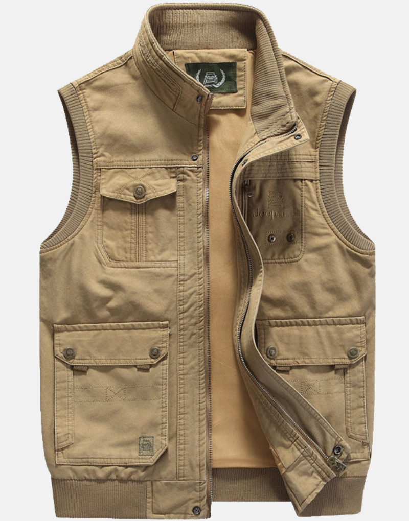 Utility-Weste für Herren mit mehreren Taschen