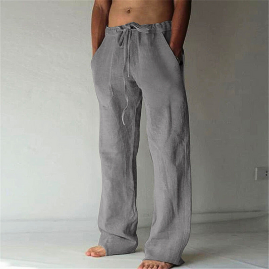 Ropa casual cómoda con cintura alta y cordón ajustable