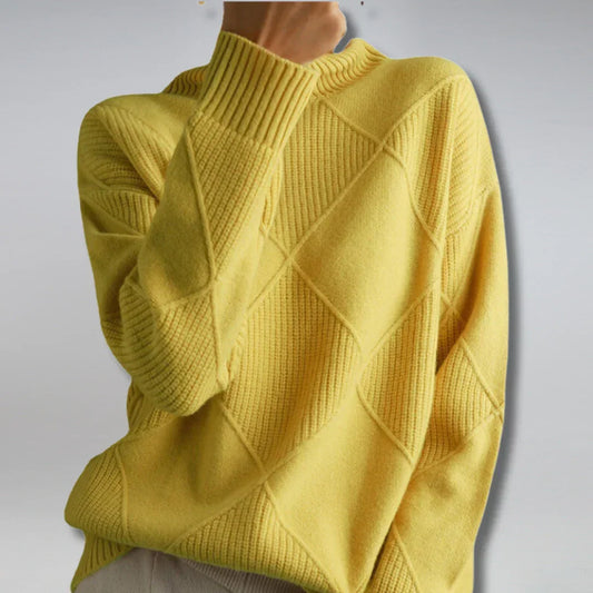 Cuello alto para mujer – Tejido suave con encanto clásico