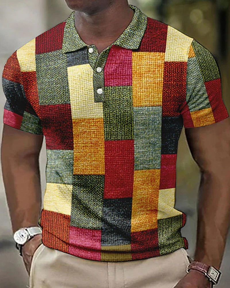 Men's Polo with Pattern - Ryan