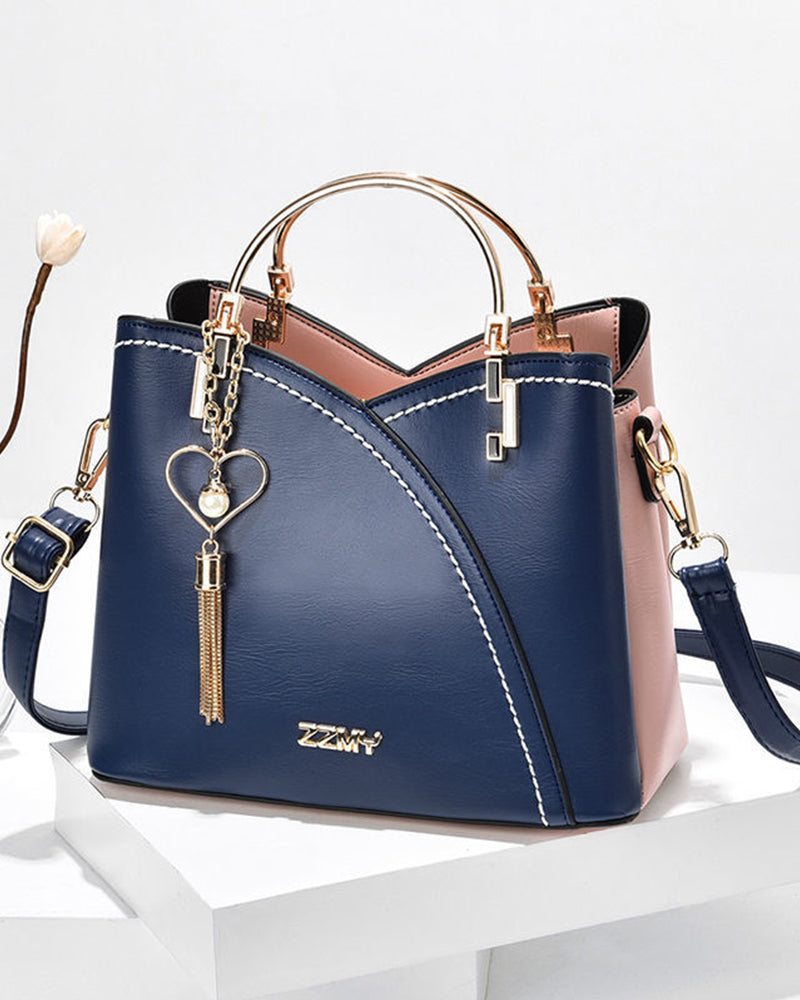 Elegante geräumige Handtasche mit zwei Tragevarianten – Erin
