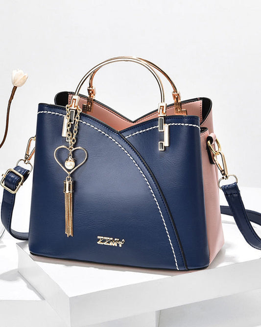 Elegante geräumige Handtasche mit zwei Tragevarianten – Erin