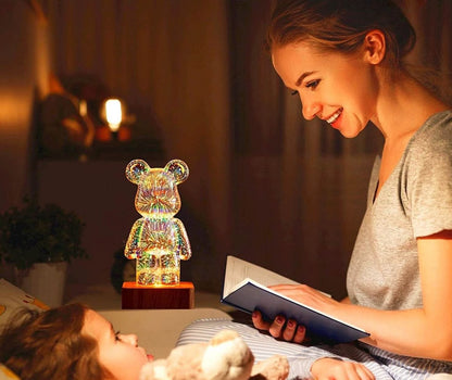 3D Firework Bear Lamp