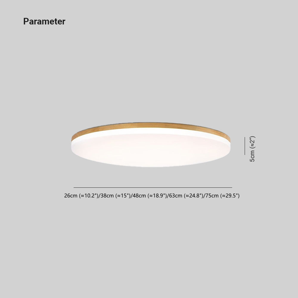 Lámpara de techo LED moderna de madera para cualquier habitación