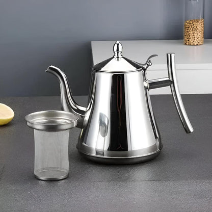 RVS Kettle with Built-in Filter and Ergonomic Design