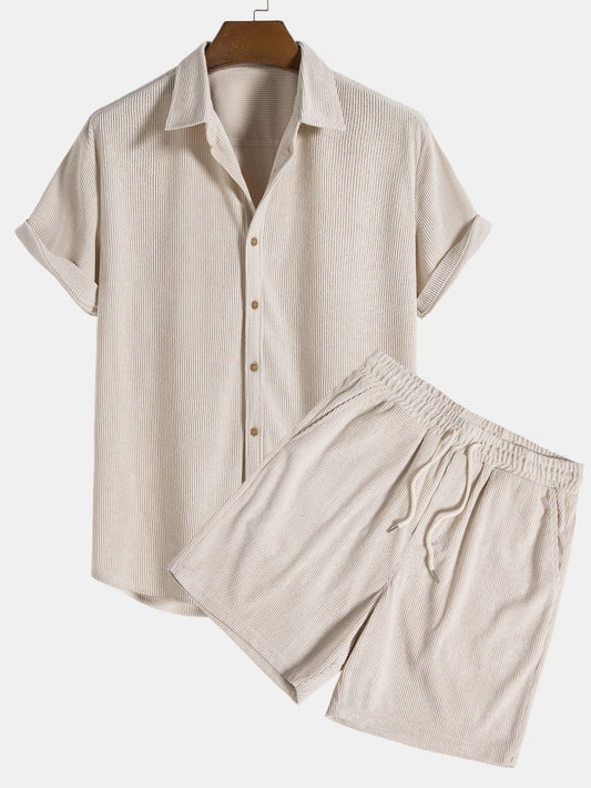 Summer Clothing Set for Men - Stylish and Breathable