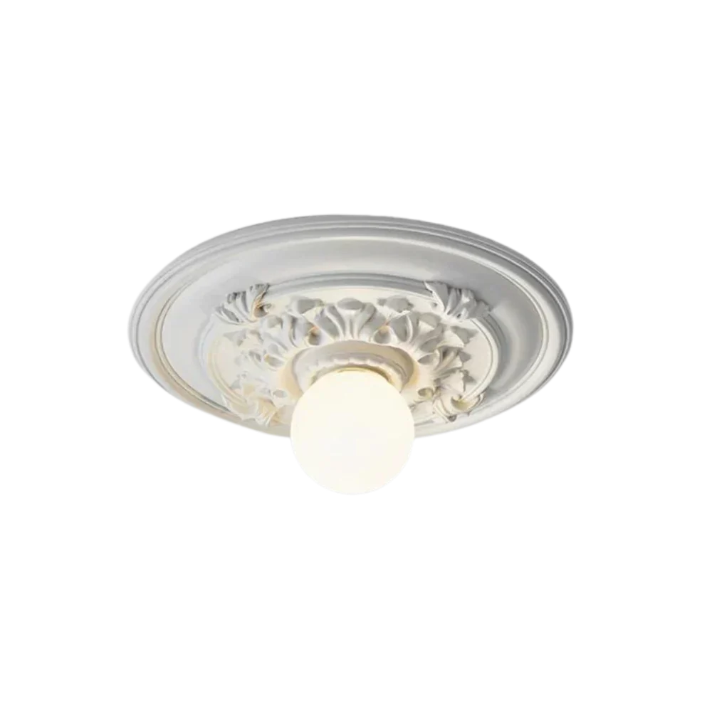 Lampada da soffitto scultorea vintage con LED