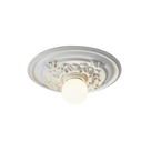 Lampada da soffitto scultorea vintage con LED