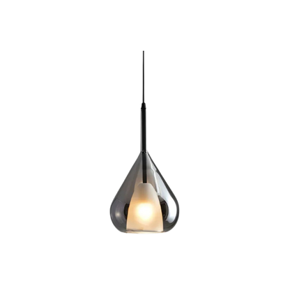 Suspension en verre Larmes de lumière