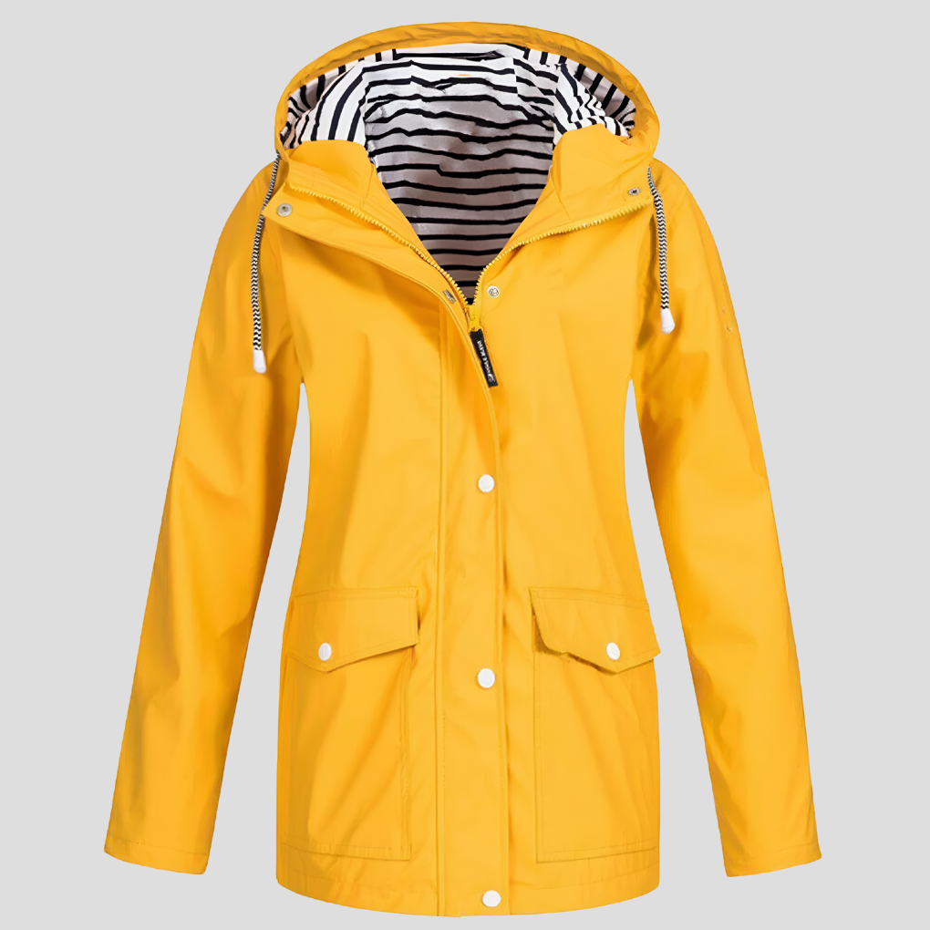 Wasserdichte und winddichte Damenjacke