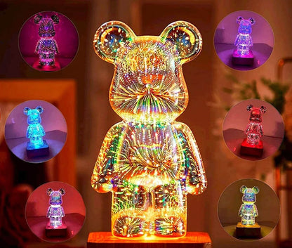 3D Firework Bear Lamp