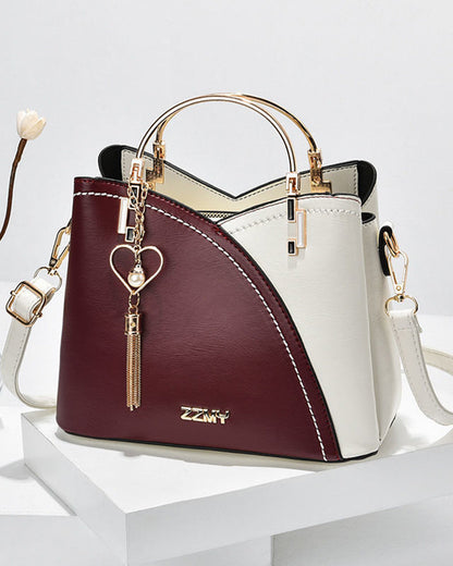 Elegante geräumige Handtasche mit zwei Tragevarianten – Erin