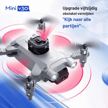 Mini dron V30 - 8K HD - päťstranné vyhýbanie sa prekážkam