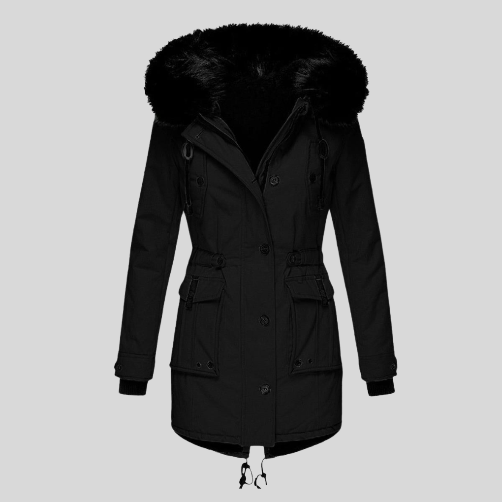 Giacca invernale da donna con cappuccio – Perfetta per le giornate fredde