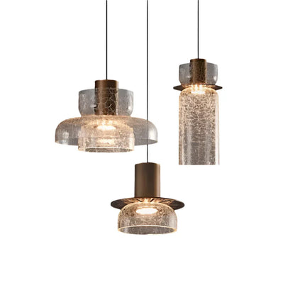 Retro LED Pendant Light Broken Glass - Luxurious & Stylish