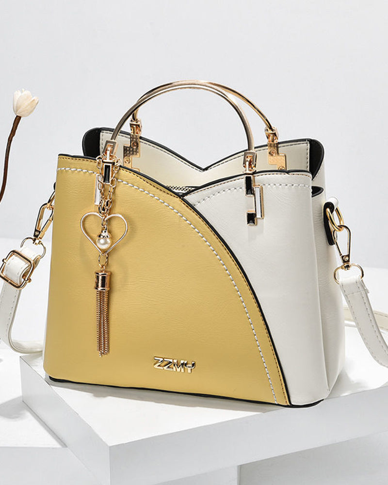 Elegante geräumige Handtasche mit zwei Tragevarianten – Erin