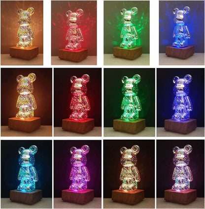 3D Firework Bear Lamp
