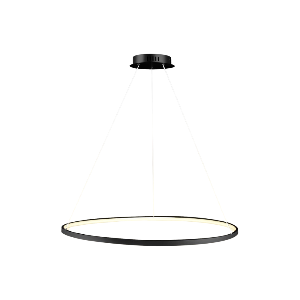 Elegant Circular Pendant Light with Dimmable LED