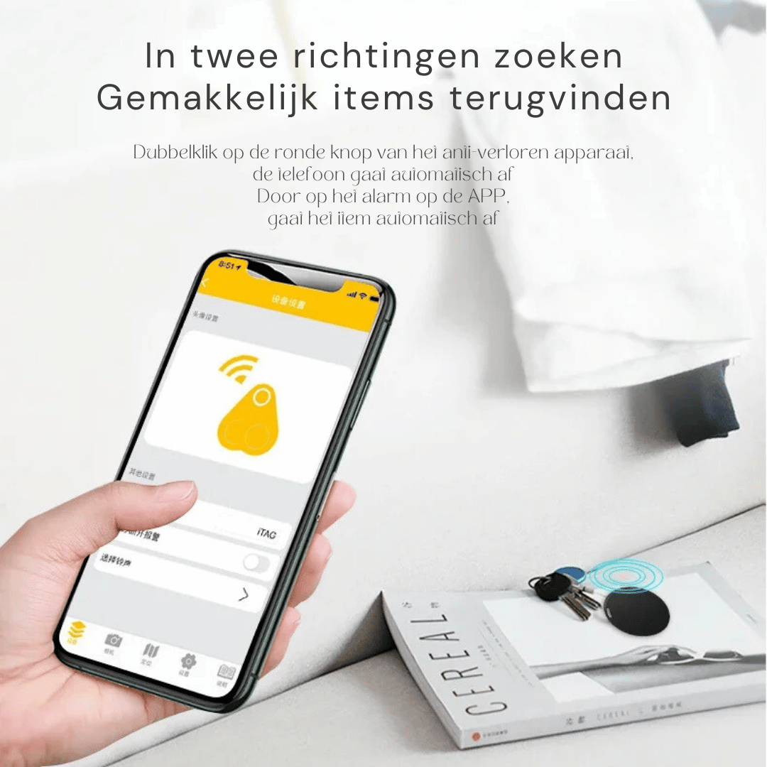 3x mini-gps-tracker - Krachtige tracker voor auto en sleutels