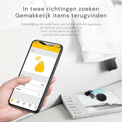 3x mini-gps-tracker - Krachtige tracker voor auto en sleutels
