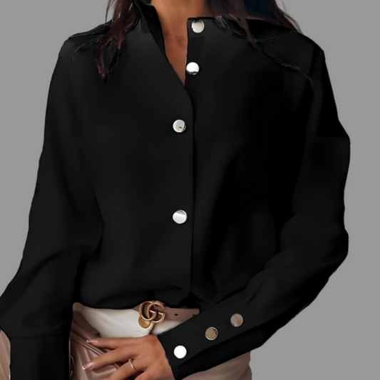 Camisa Acolchada para Mujer con Botones – Estilizada y Cómoda