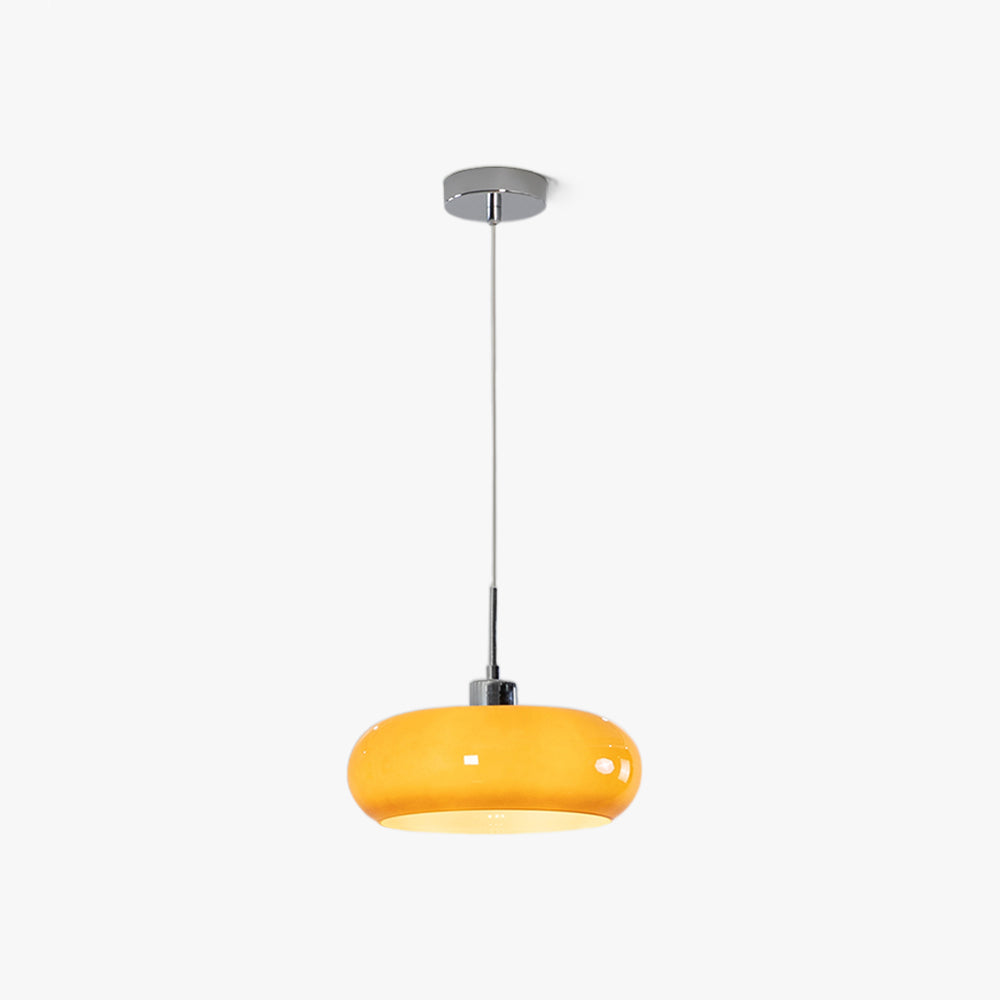 Stijlvolle glazen hanglamp met uniek ontwerp