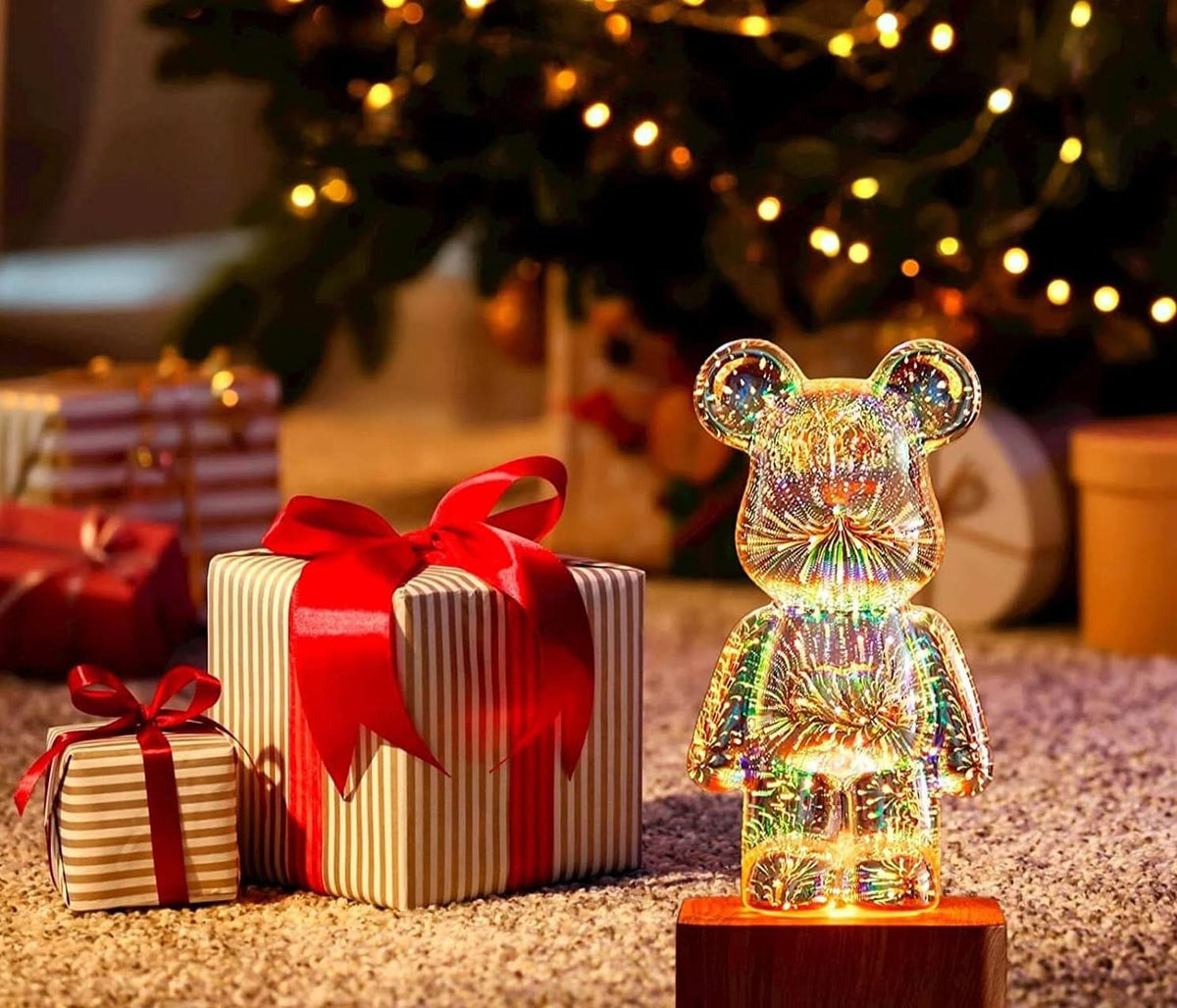3D Firework Bear Lamp