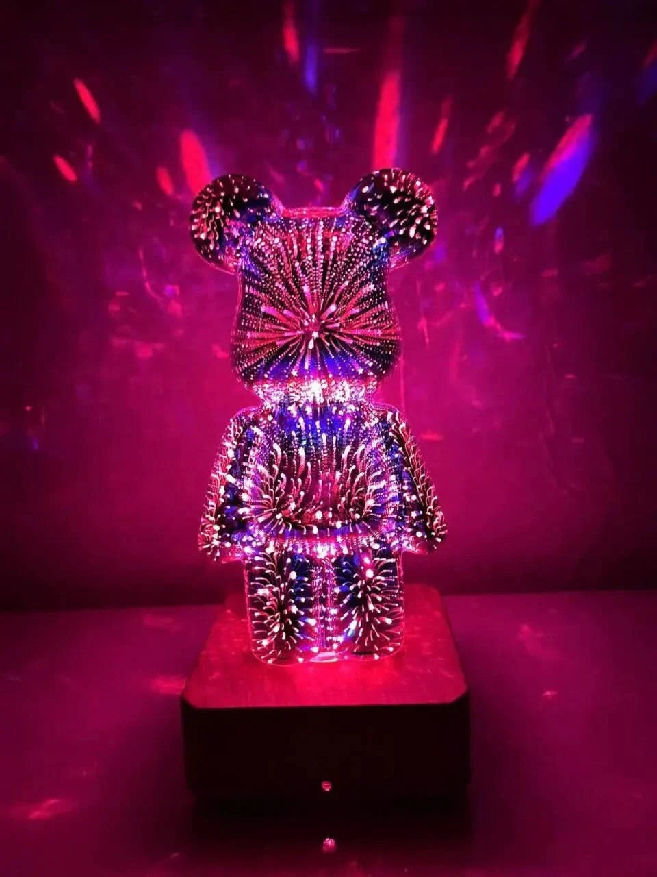 3D Firework Bear Lamp